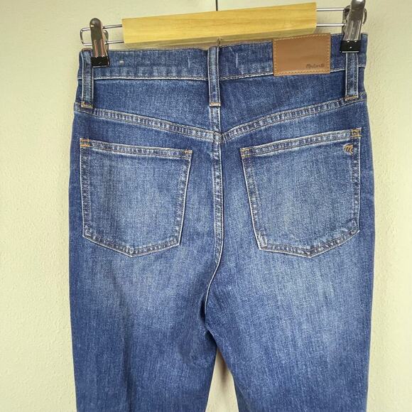 Madewell The Perfect‎ Vintage Jeans Size 25 – Distressed, Raw Hem, High Waist - Picture 7 of 12